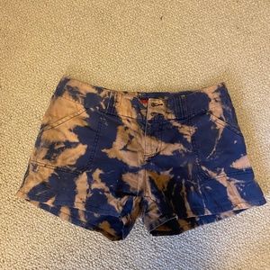 Handcrafted Tie Dyed shorts, one of a kind, size 9.